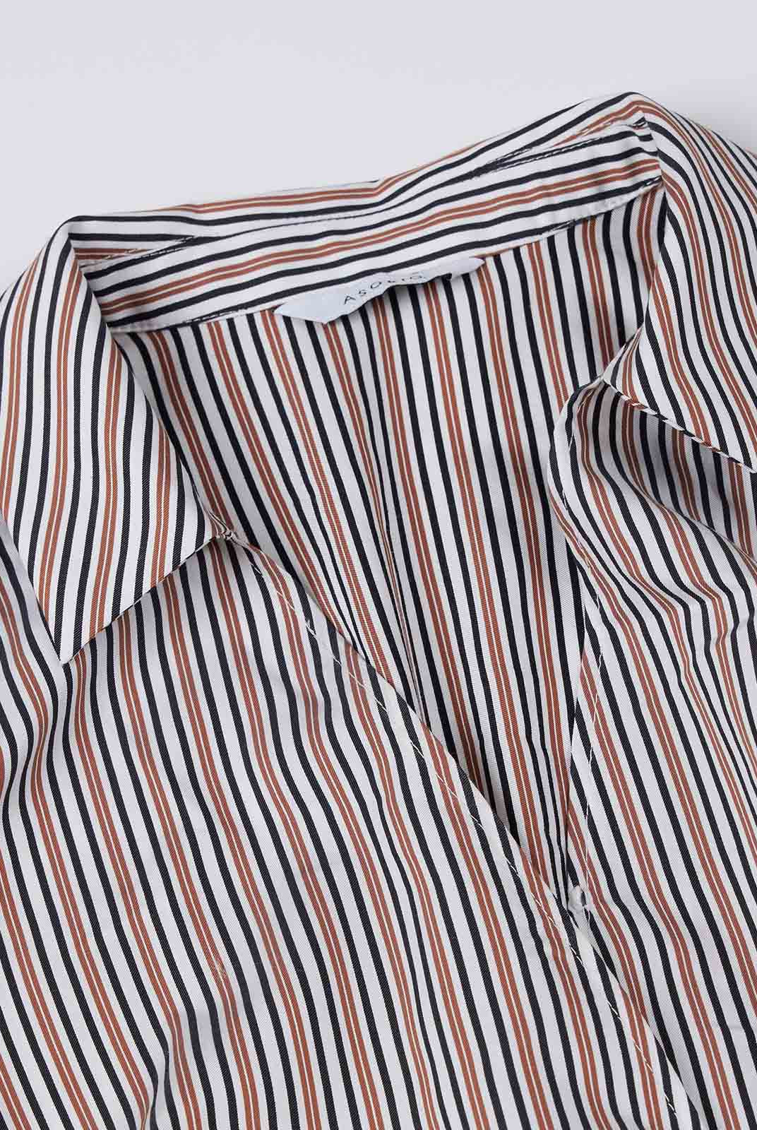 Long-Sleeve Wrap Shirt Dress