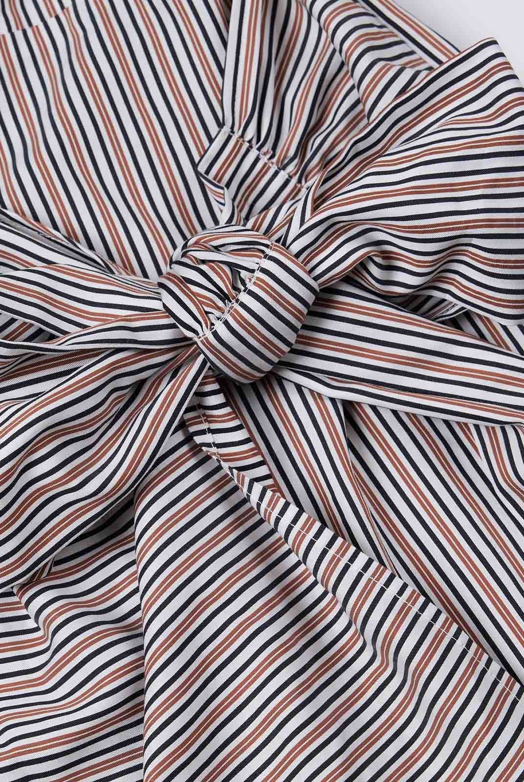 Long-Sleeve Wrap Shirt Dress