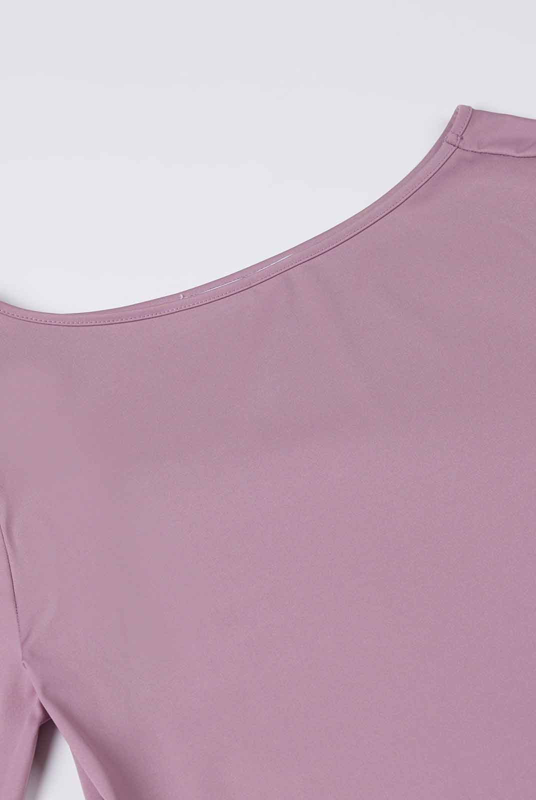 Body-hugging Boatneck Long-Sleeve Bodysuit