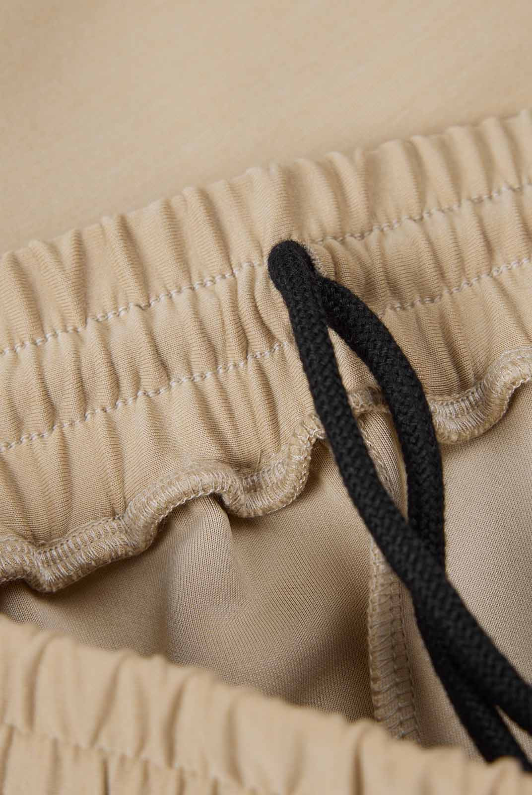 ASOBIO Mid-Rise Wide-Leg Cozy Sweatpants