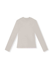 ASOBIO Wool-Blend Half-Turtleneck Top