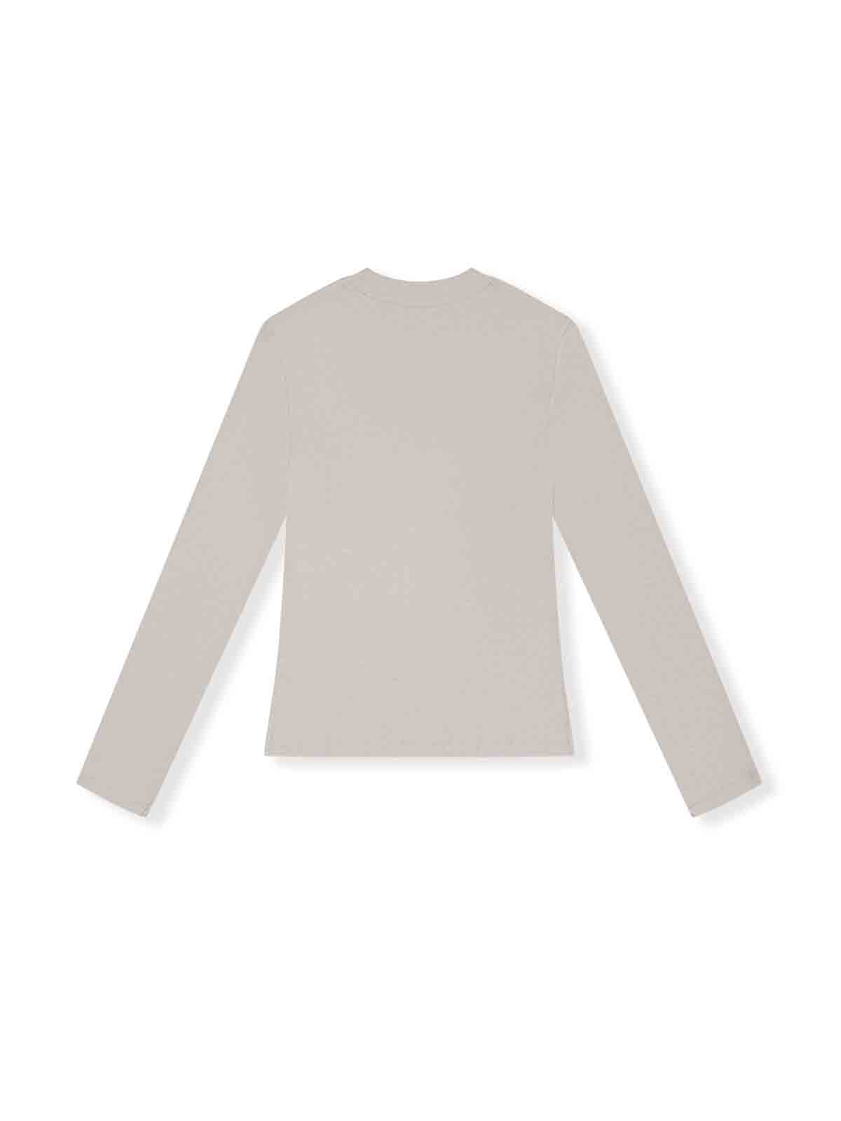 ASOBIO Wool-Blend Half-Turtleneck Top