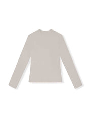 ASOBIO Wool-Blend Half-Turtleneck Top