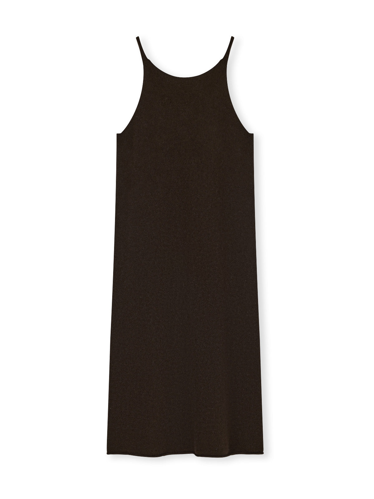 ASOBIO Yak Wool Knit Slip Dress