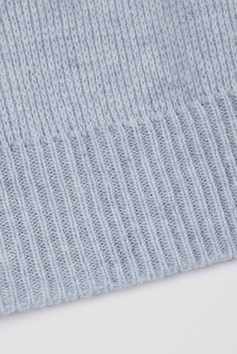 ASOBIO 100% Wool 1/2 Zip Mockneck Sweater