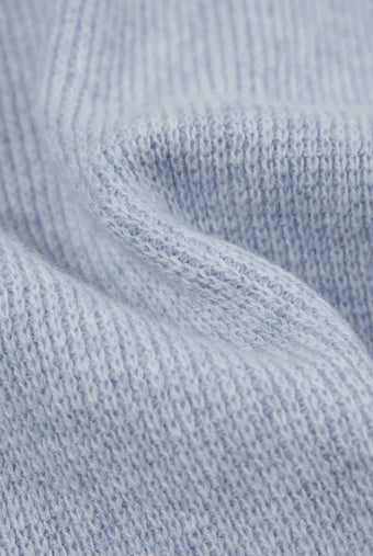 ASOBIO 100% Wool 1/2 Zip Mockneck Sweater