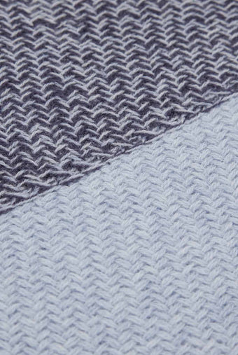 ASOBIO 100% Wool Colorblock Turtleneck Sweater