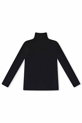 ASOBIO 100% Wool Turtleneck Sweater