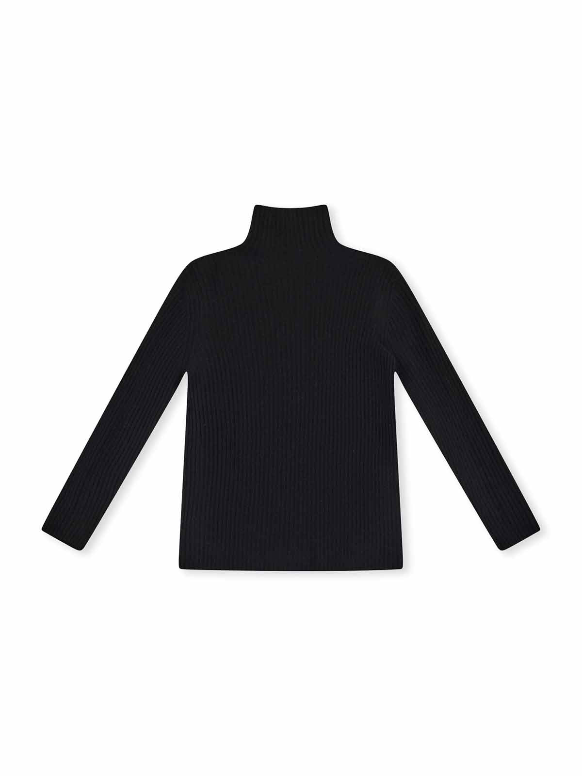 ASOBIO 100% Wool Turtleneck Sweater