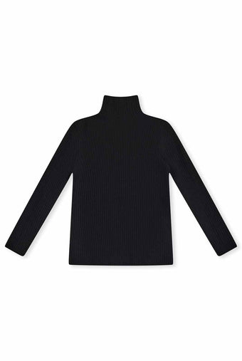 ASOBIO 100% Wool Turtleneck Sweater