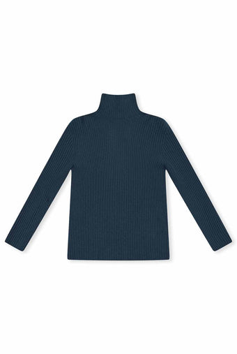 ASOBIO 100% Wool Turtleneck Sweater