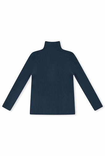 ASOBIO 100% Wool Turtleneck Sweater