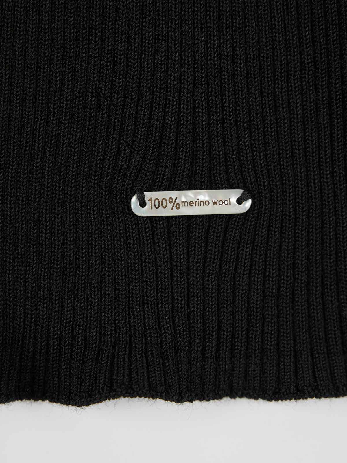 ASOBIO 100% Merino Wool Turtleneck Sweater