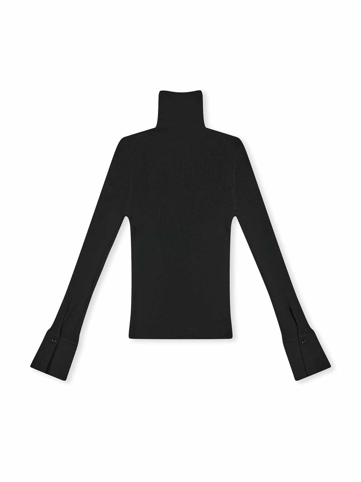 ASOBIO 100% Merino Wool Turtleneck Sweater