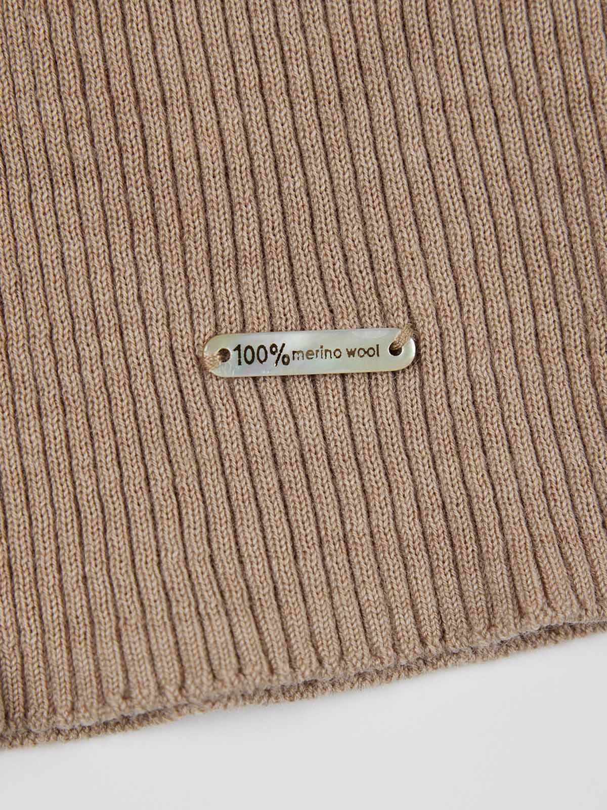 ASOBIO 100% Merino Wool Turtleneck Sweater