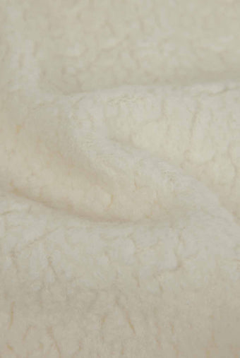 ASOBIO 100% Wool Zip-Up Cardigan