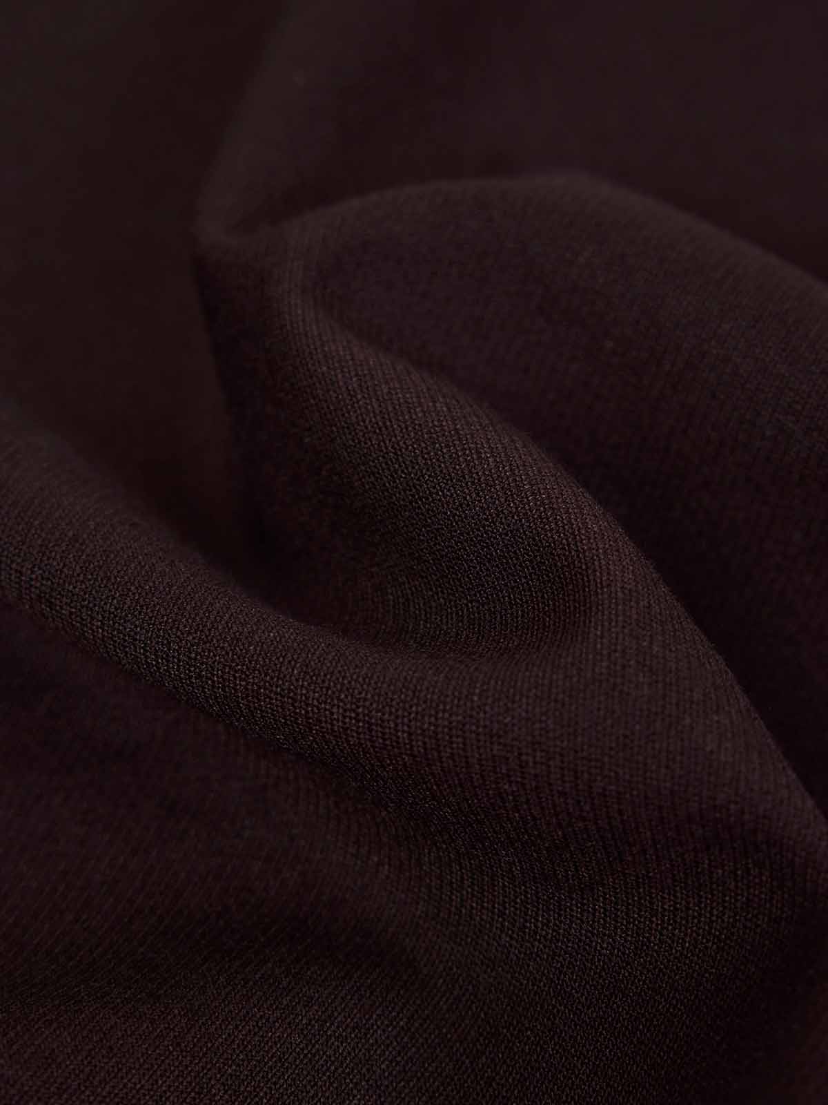 ASOBIO Wool-Blend Pleated Wide-Leg Pant