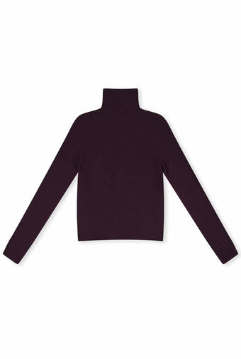 100% Extra-Fine Merino Wool Turtleneck Sweater