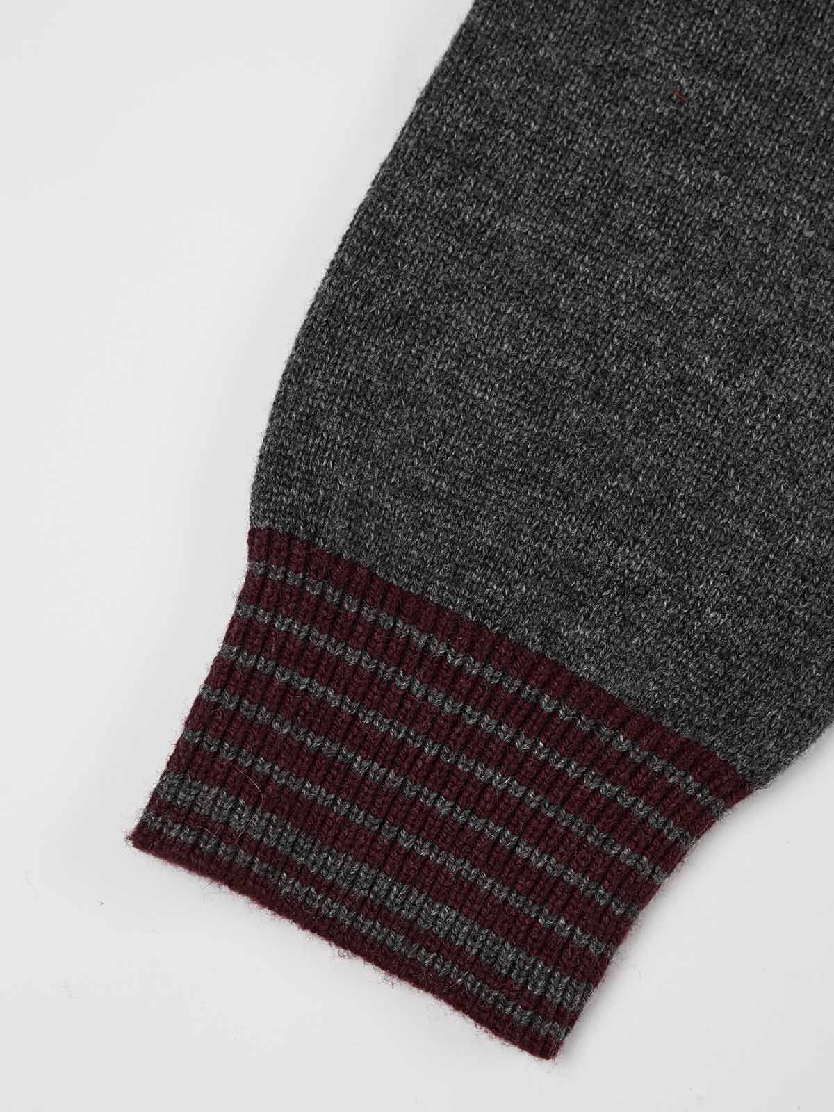 ASOBIO Merino Wool Zip-Up Cardigan