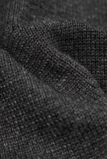 ASOBIO Merino Wool Zip-Up Cardigan