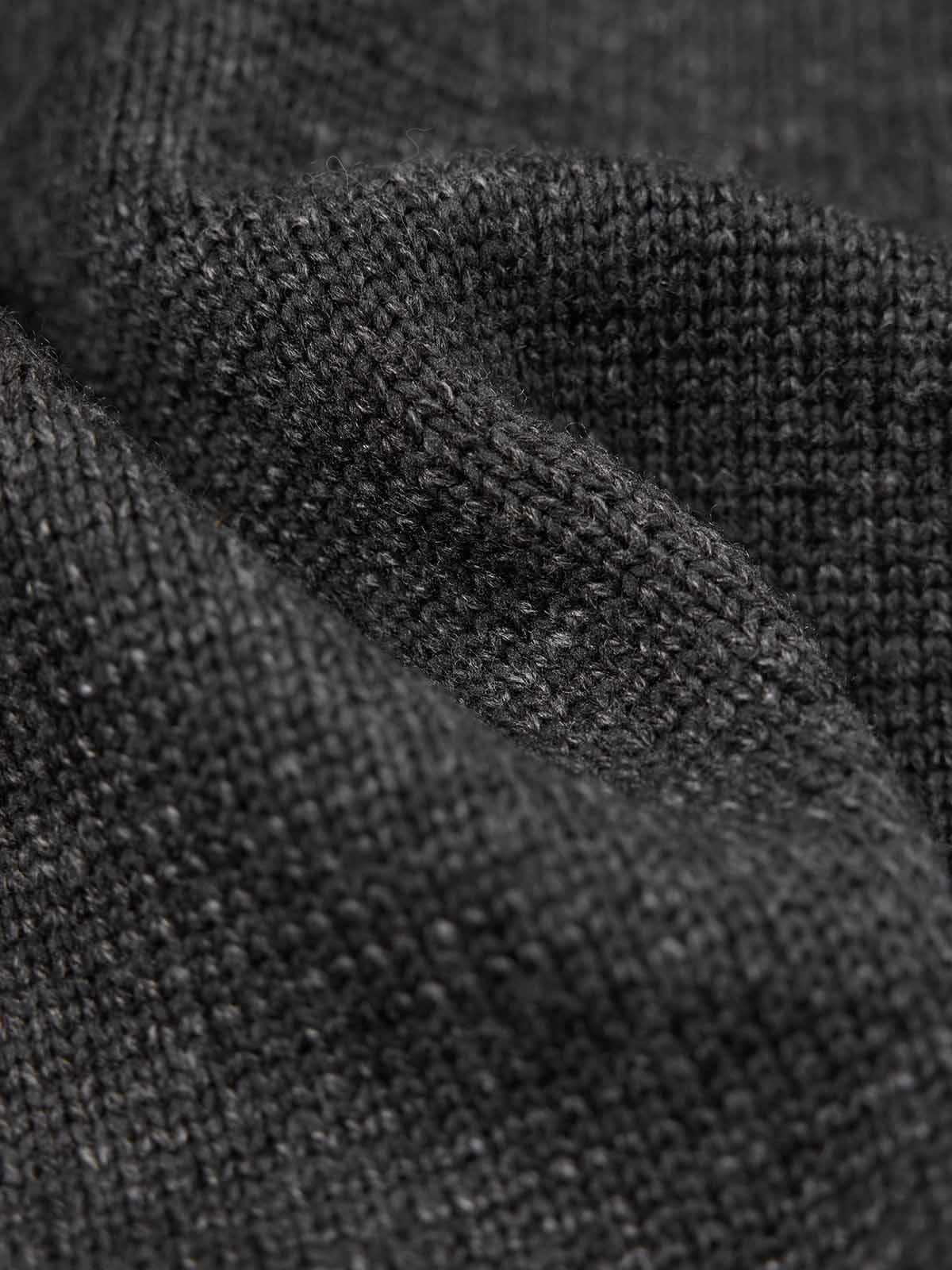 ASOBIO Merino Wool Zip-Up Cardigan