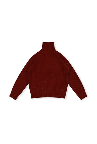 ASOBIO 100% Wool Sequin Sweater