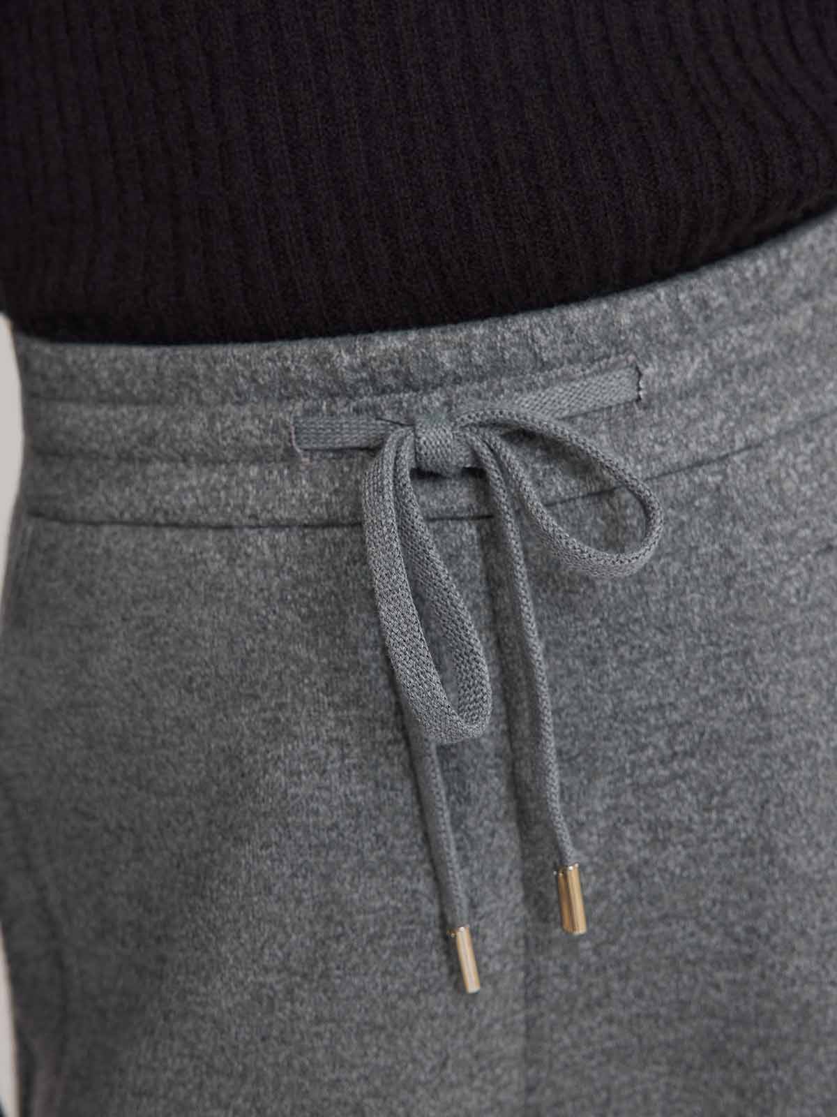 ASOBIO Knit Barrel Pant