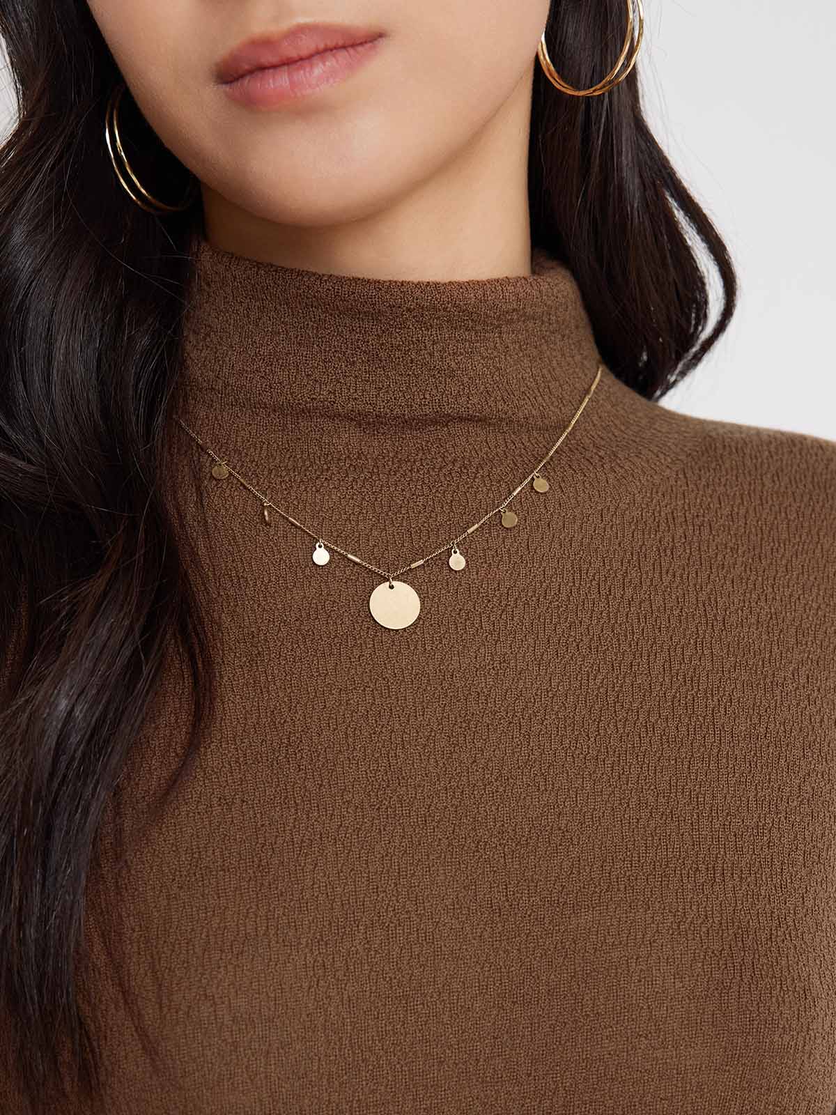 100% Extra-Fine Merino Wool Turtleneck Sweater