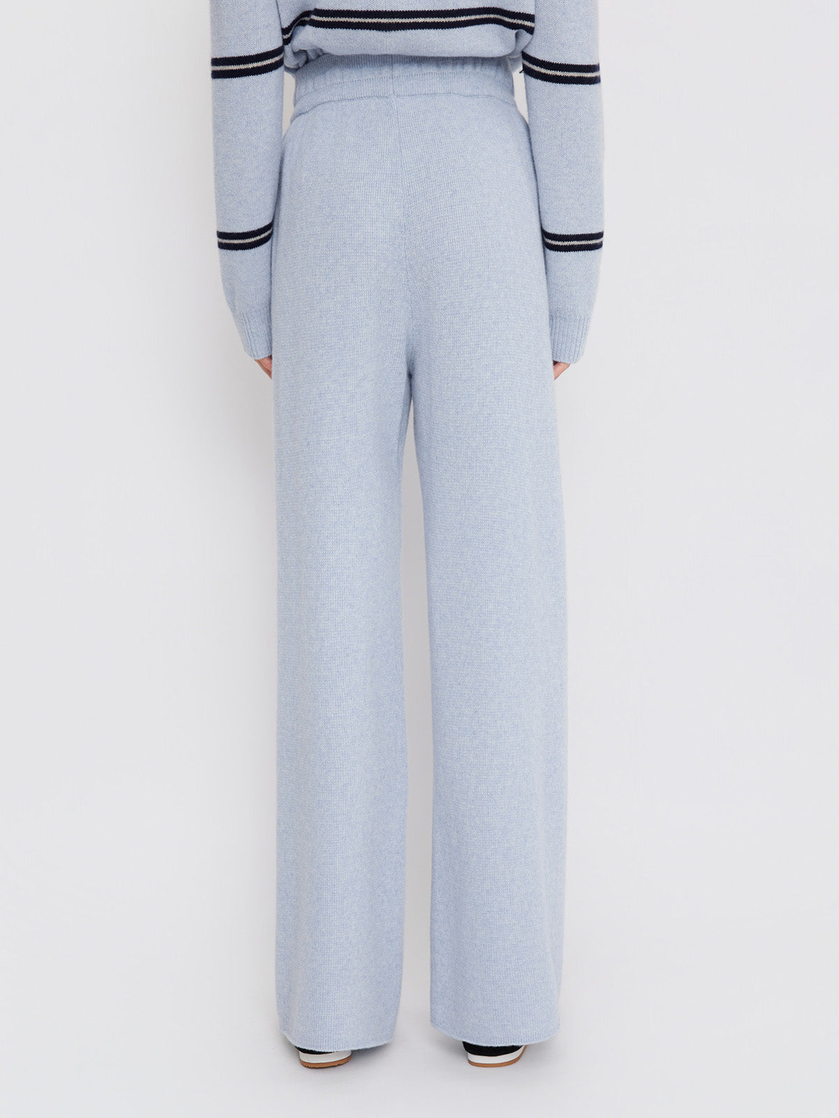 ASOBIO Elastic Waist Straight-Leg Pant