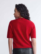 ASOBIO Lightweight 100% Wool Crewneck Top