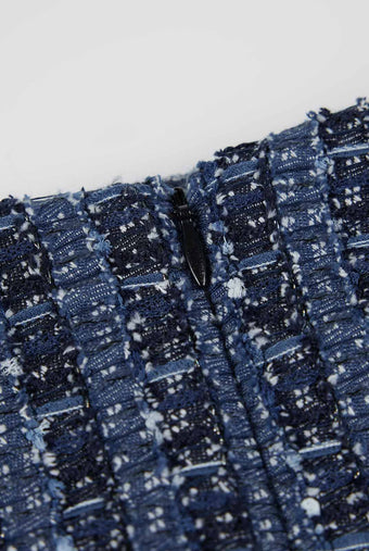 ASOBIO Tweed Mini Skirt