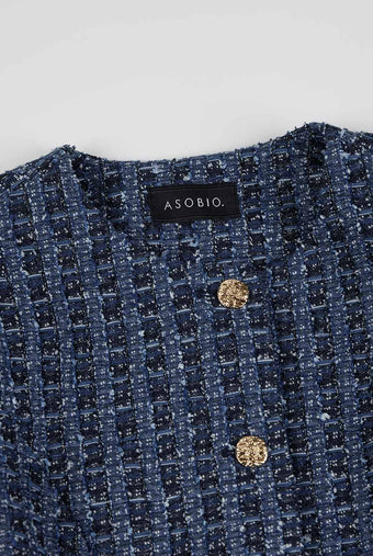 ASOBIO Tweed Cropped Jacket