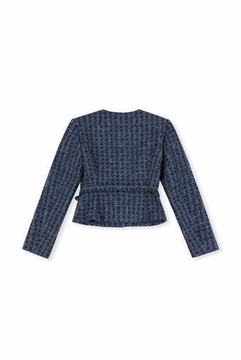 ASOBIO Tweed Cropped Jacket