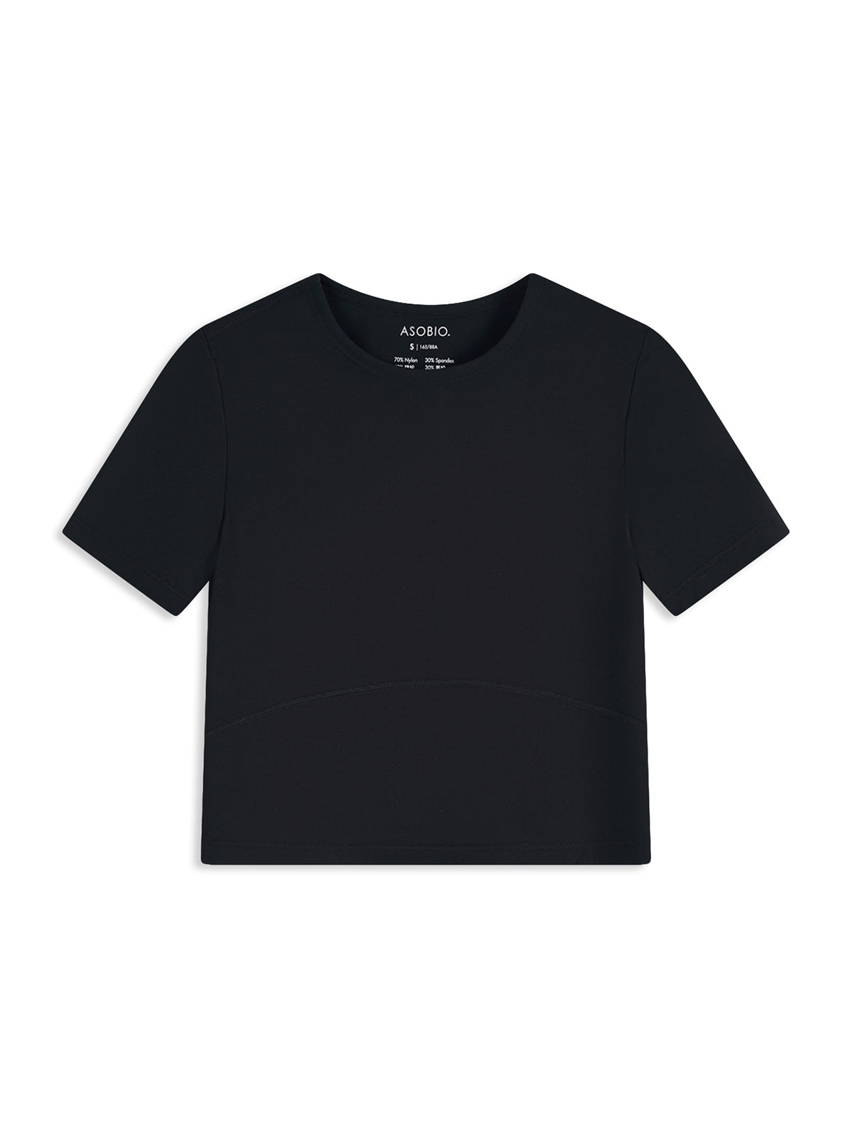 Sleek Shortsleeve Tee with Body-Hugging Cut