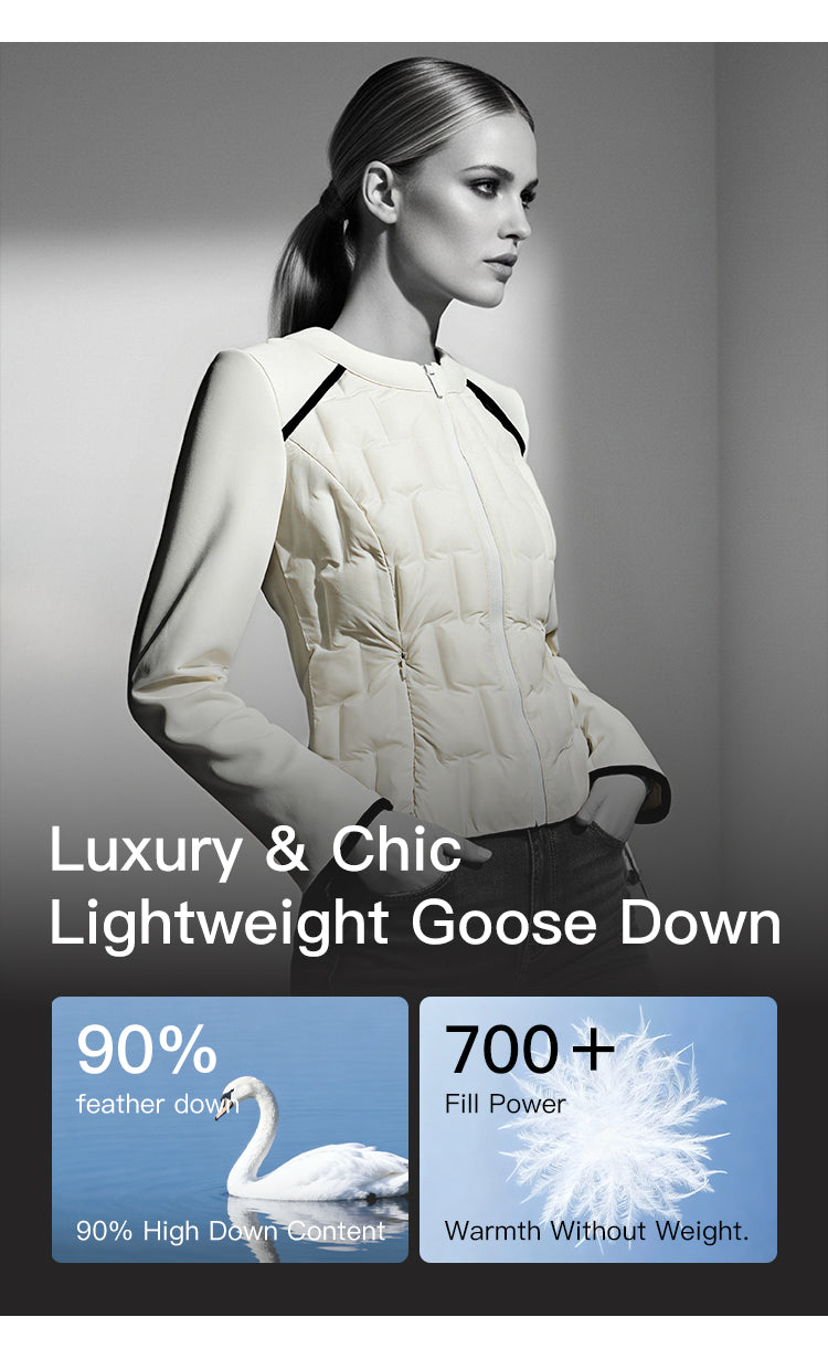 ASOBIO Stretch Goose Down Jacket