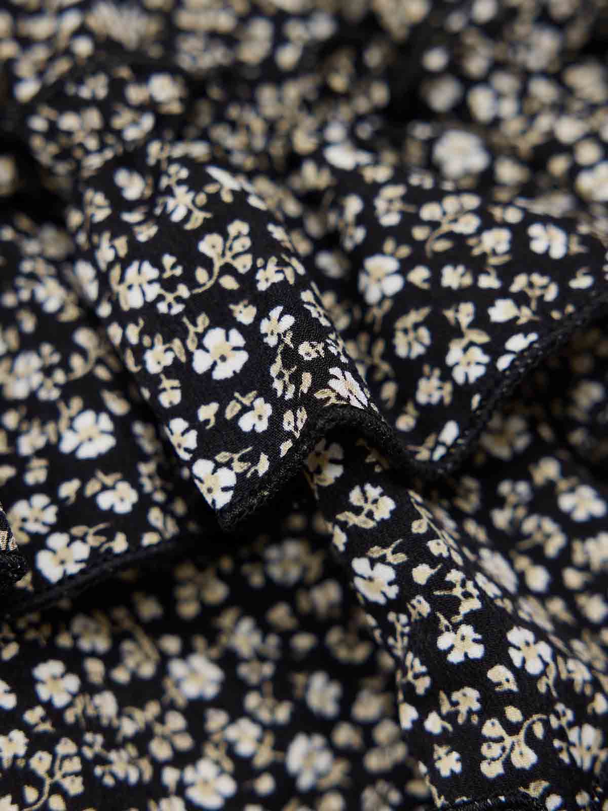 ASOBIO Floral Ruffle Mini Skirt