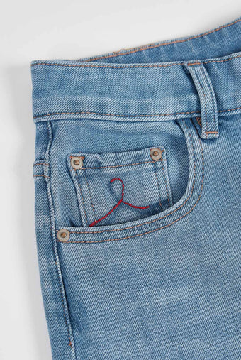 ASOBIO Vintage Wash Slim Jean