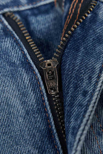 ASOBIO Drawstring Mid-Rise Jean