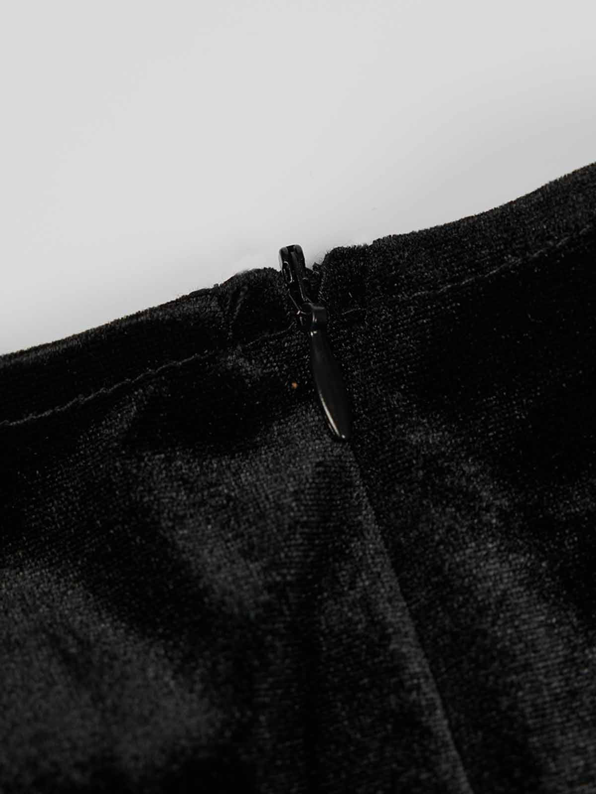 ASOBIO Velvet Twist-Front Maxi Dress