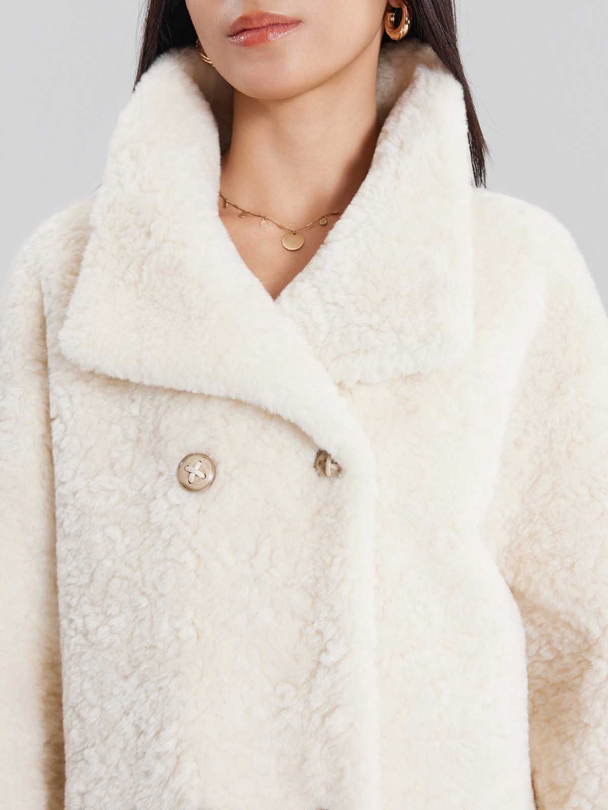 ASOBIO Long Faux Fur Coat