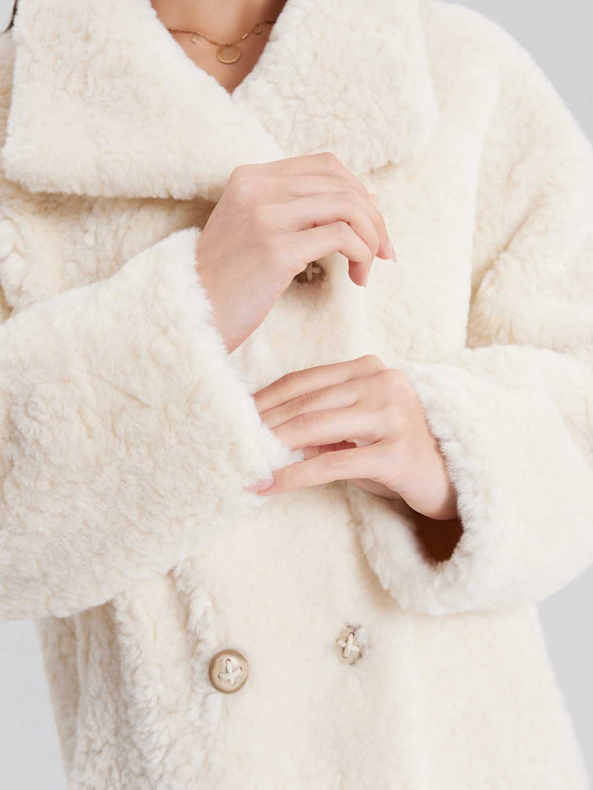ASOBIO Long Faux Fur Coat