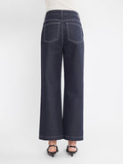 ASOBIO Mid-Rise Wide-Straight Jeans