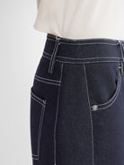 ASOBIO Mid-Rise Wide-Straight Jeans