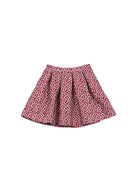 ASOBIO Jacquard Short Pleated Skirt