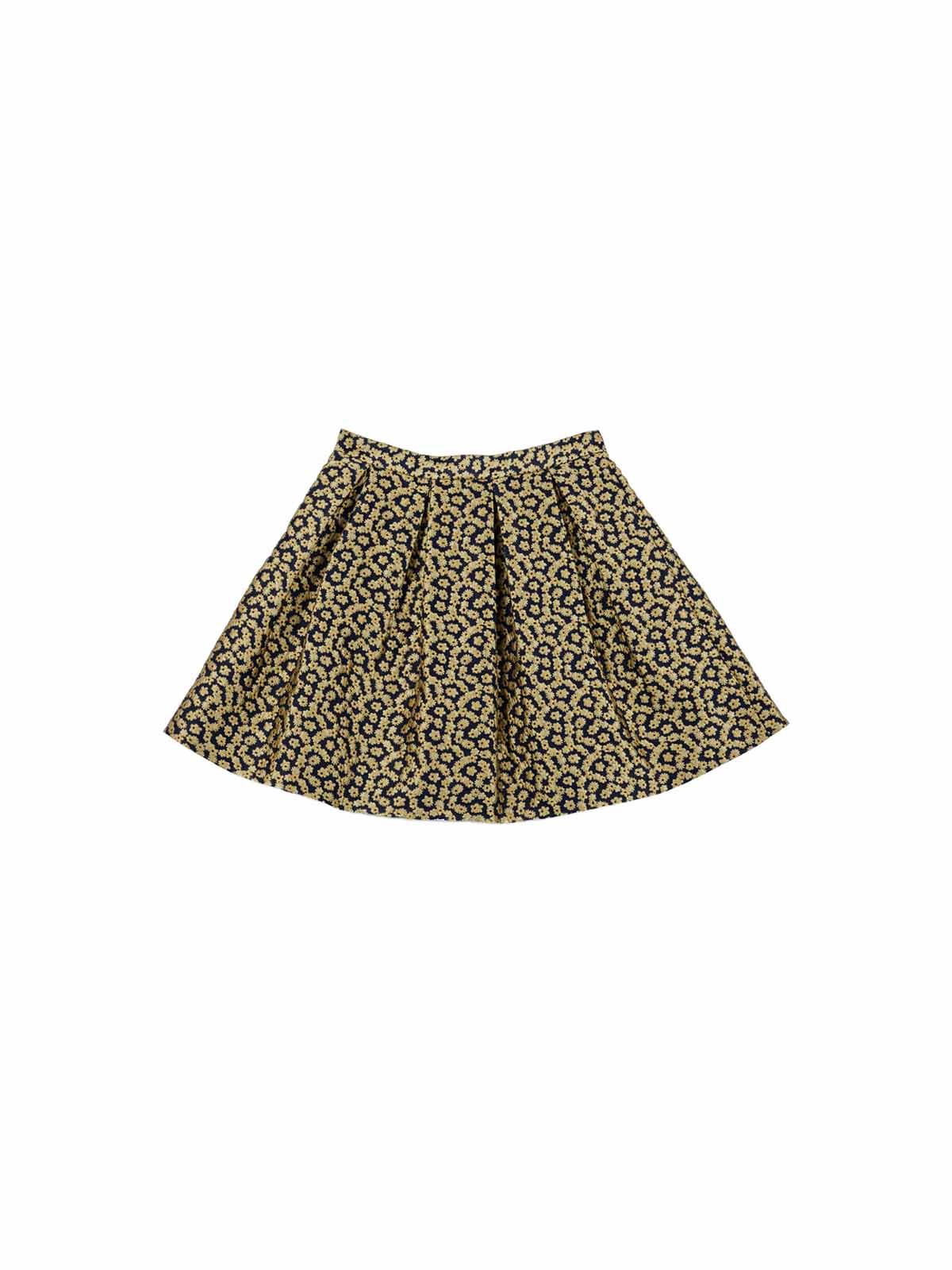 ASOBIO Jacquard Short Pleated Skirt