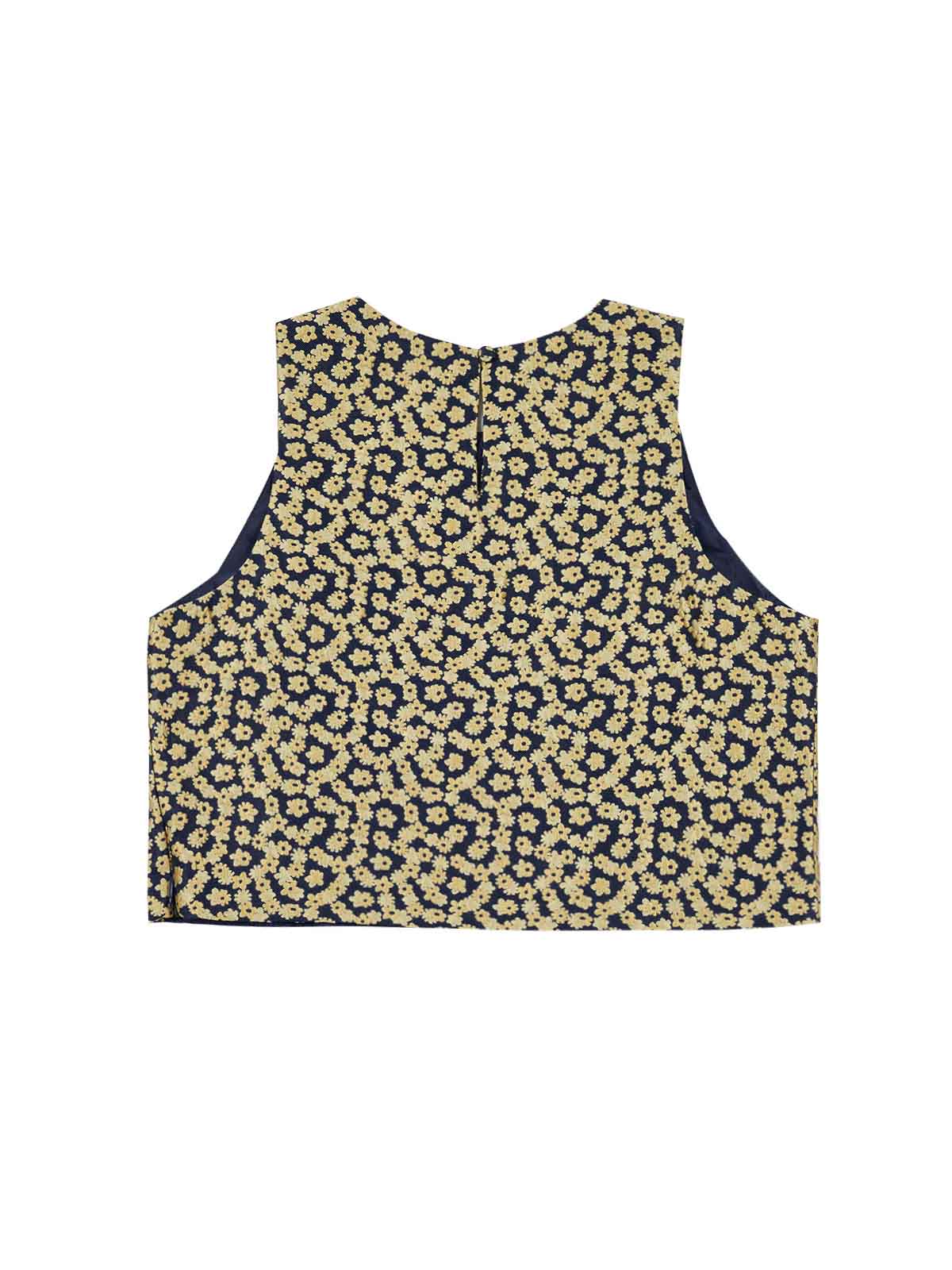 ASOBIO Jacquard Crewneck Tank Top