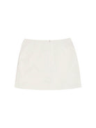 ASOBIO Mid-Rise Slim-Fit H-Line Mini Skirt