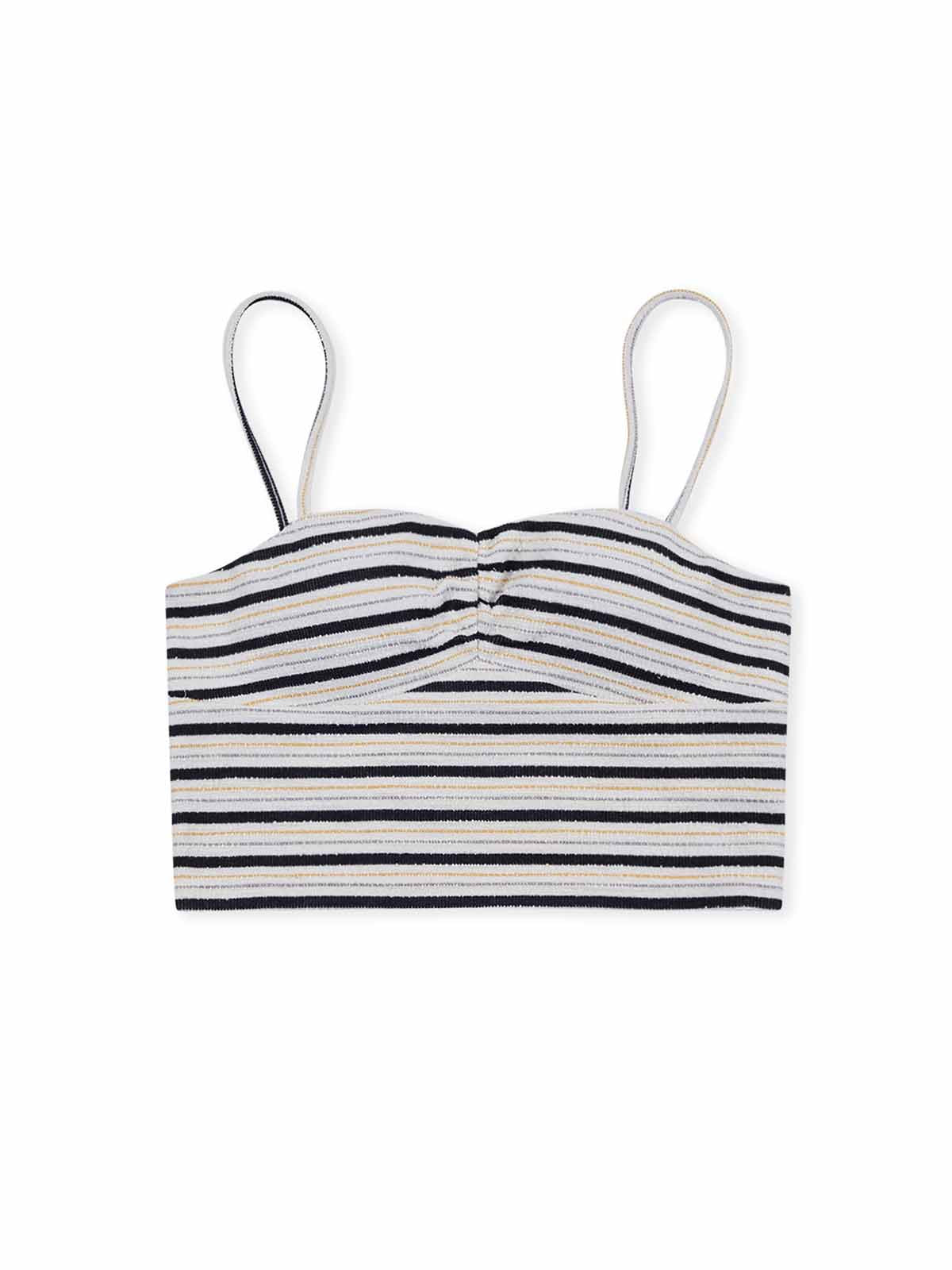 ASOBIO Knitted Pleated Cami Tank