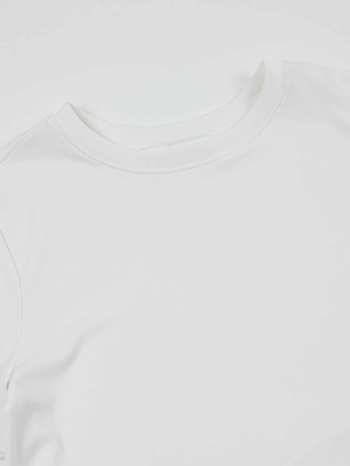 ASOBIO Knitted Short-Sleeve Round Neck T-Shirt