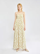 Smocked Maxi Dress with Removable Straps